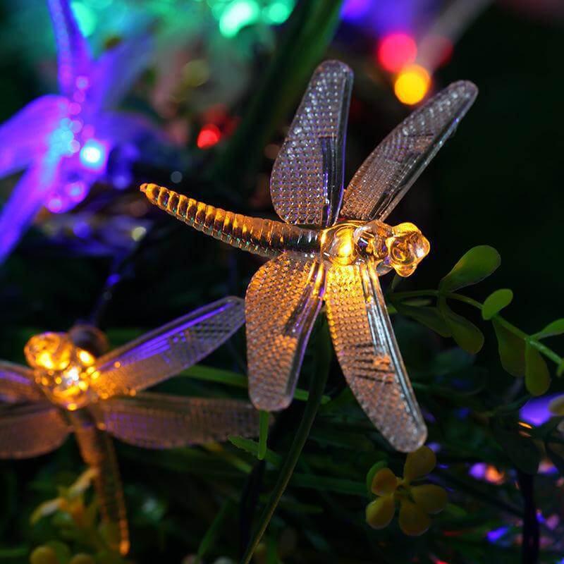Colorful Solar String Lights – 20 to 200 LEDs, IP44 Waterproof