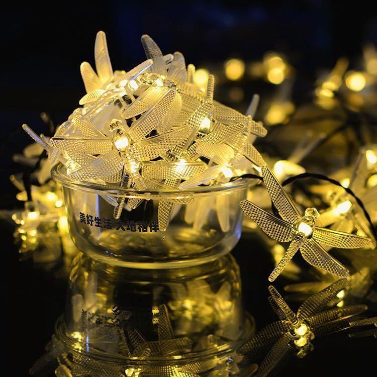 Colorful Solar String Lights – 20 to 200 LEDs, IP44 Waterproof