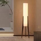 Lunara | Japandi Solid Wood Floor Lamp with LED Light