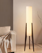 Lunara | Japandi Solid Wood Floor Lamp with LED Light