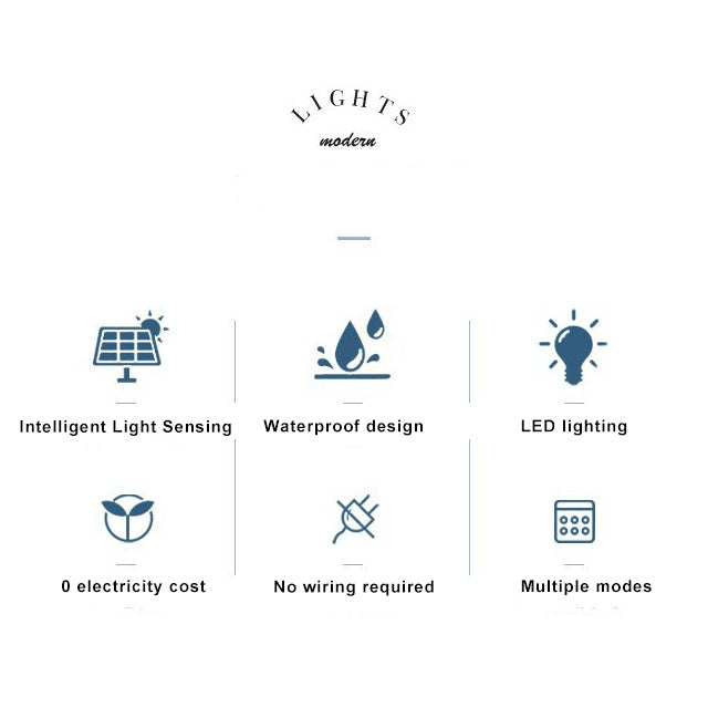 Colorful Solar String Lights – 20 to 200 LEDs, IP44 Waterproof
