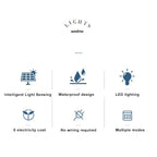 Colorful Solar String Lights – 20 to 200 LEDs, IP44 Waterproof