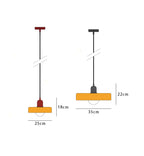 Colorful Bauhaus Pendant Light with Timeless Glass Design