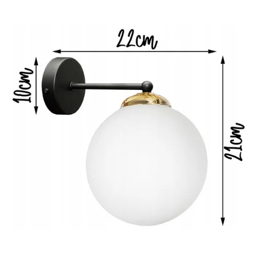 Industrial Wall Lamp "Golden Touch"