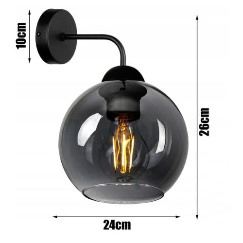 Industrial Wall Lamp "Smoke"