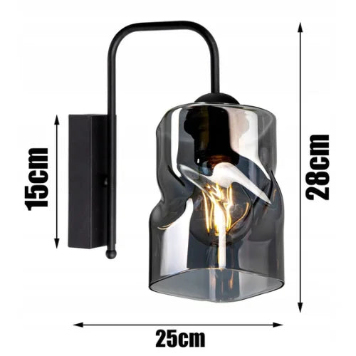 Industrial Arch Wall Lamp "Twistlux"
