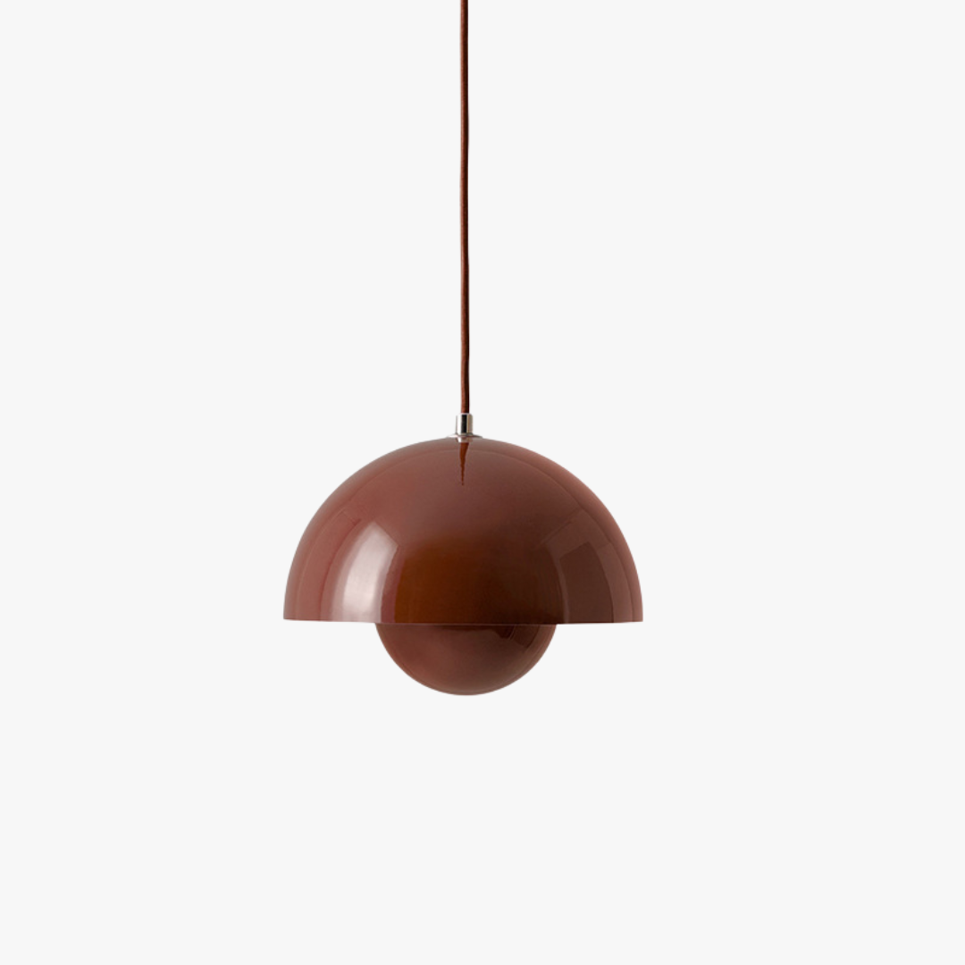 Ceiling Pendant Light in Iron with Adjustable Cord - Warm White Glow