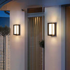 Outdoor Motion Sensor Wall Light – Black LED, Weatherproof for Garden, Porch or Pathway