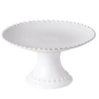 Pearl Collection 'White Footed Plate Small' by Costa Nova of Portugal