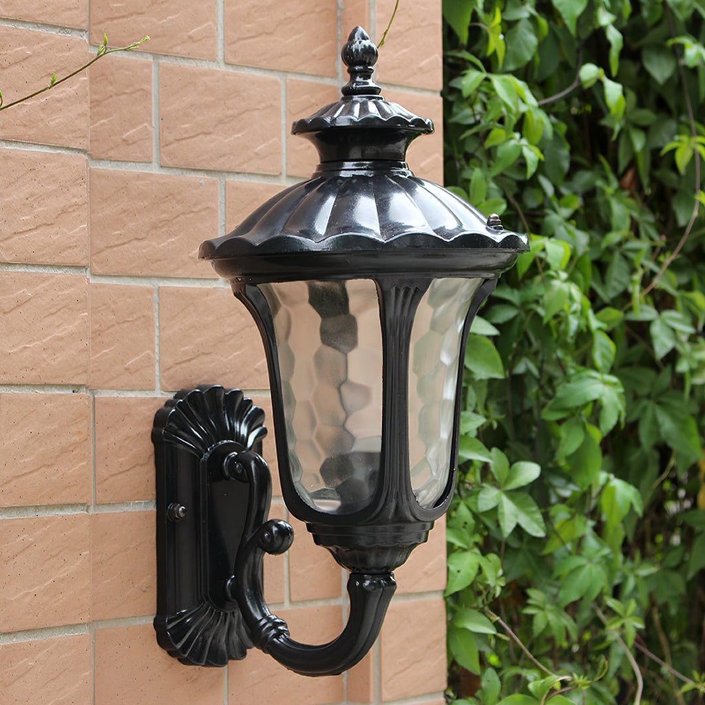 Verenia - Waterproof Retro Outdoor Wall Lamp with Frosted Glass