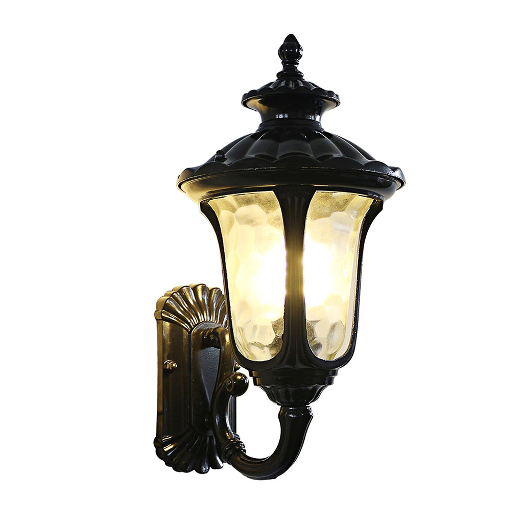 Verenia - Waterproof Retro Outdoor Wall Lamp with Frosted Glass