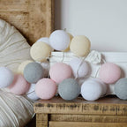 Cotton Light Ball Garland – Create Atmosphere and Warmth in Any Space