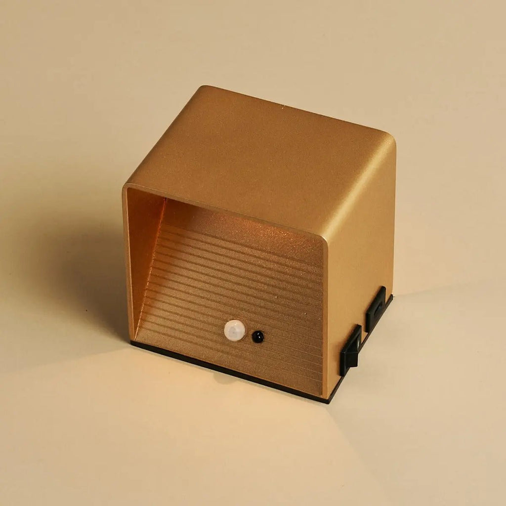Tess Gold Rechargeable Wall Lamp | Motion Sensor, 20 Light Colors & Remote Control