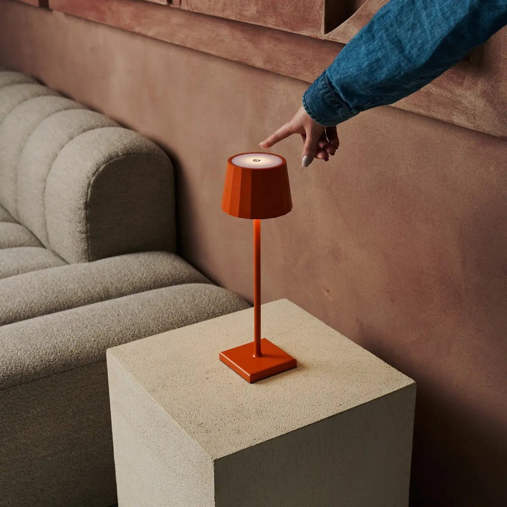 Wouter Orange Blossom Rechargeable Table Lamp | Dimmable, Cordless & Up to 120 Hours of Battery Life