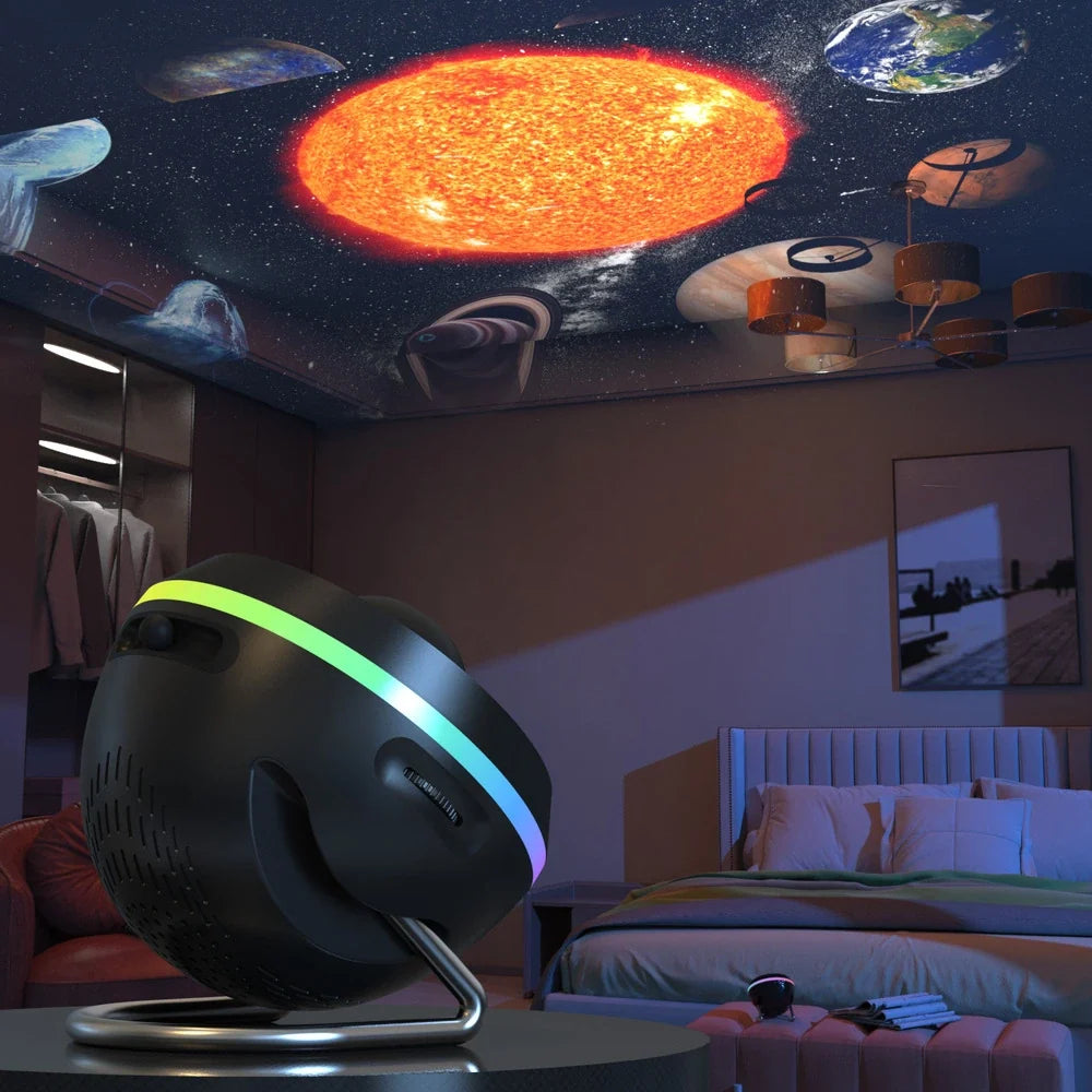 Galaxy Star Projector Night Light with Built-In Timer