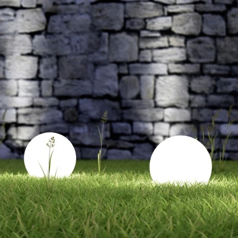 Spherical Garden Light - Rechargeable LED Ball Light with Remote, 16 Colours