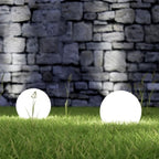 Spherical Garden Light - Rechargeable LED Ball Light with Remote, 16 Colours