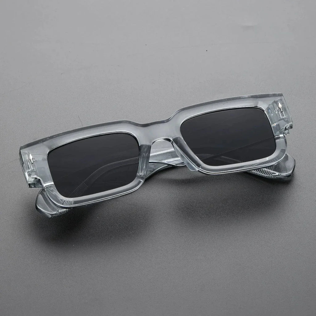Unisex Rectangular Sunglasses – UV Protective Polycarbonate Frames