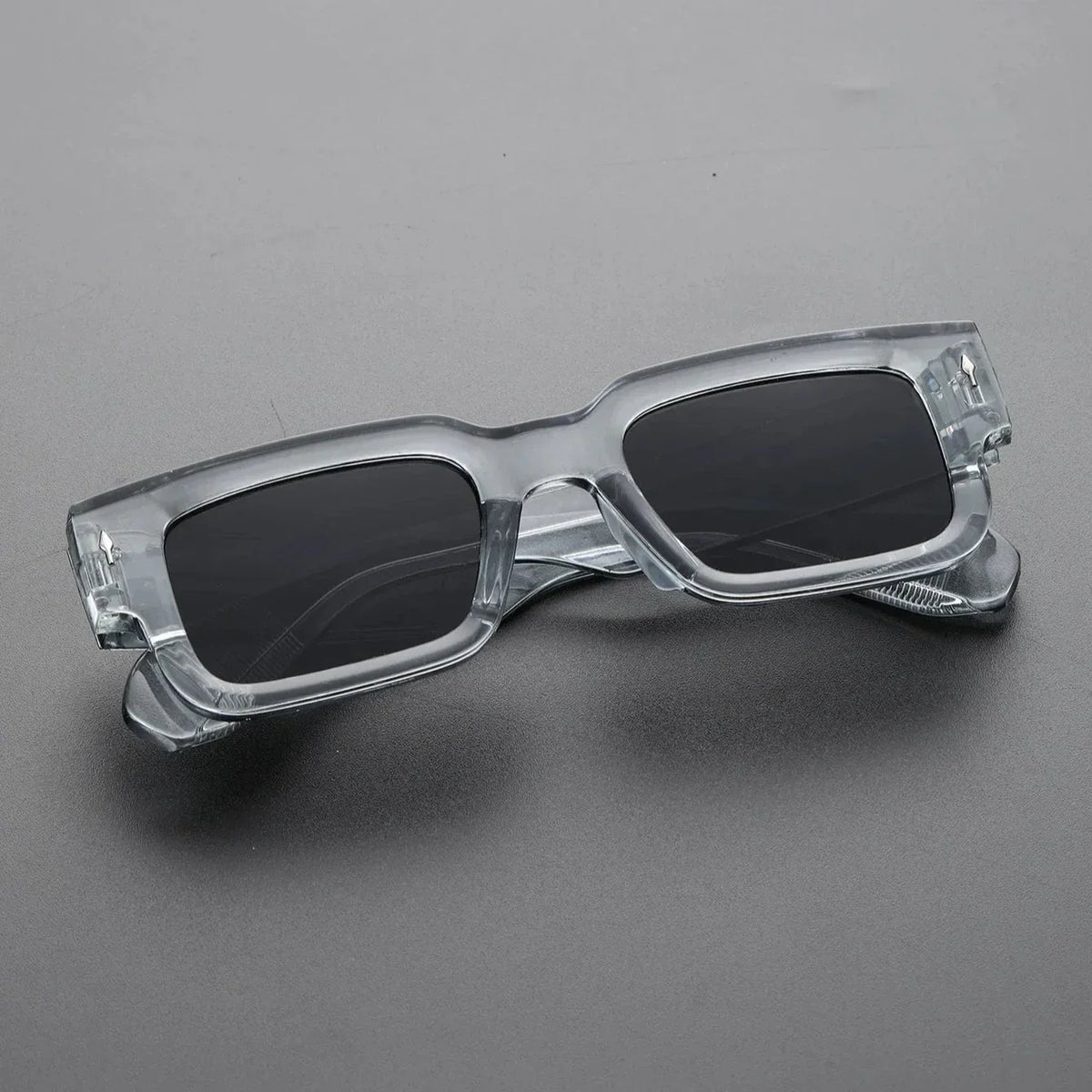 Unisex Rectangular Sunglasses – UV Protective Polycarbonate Frames