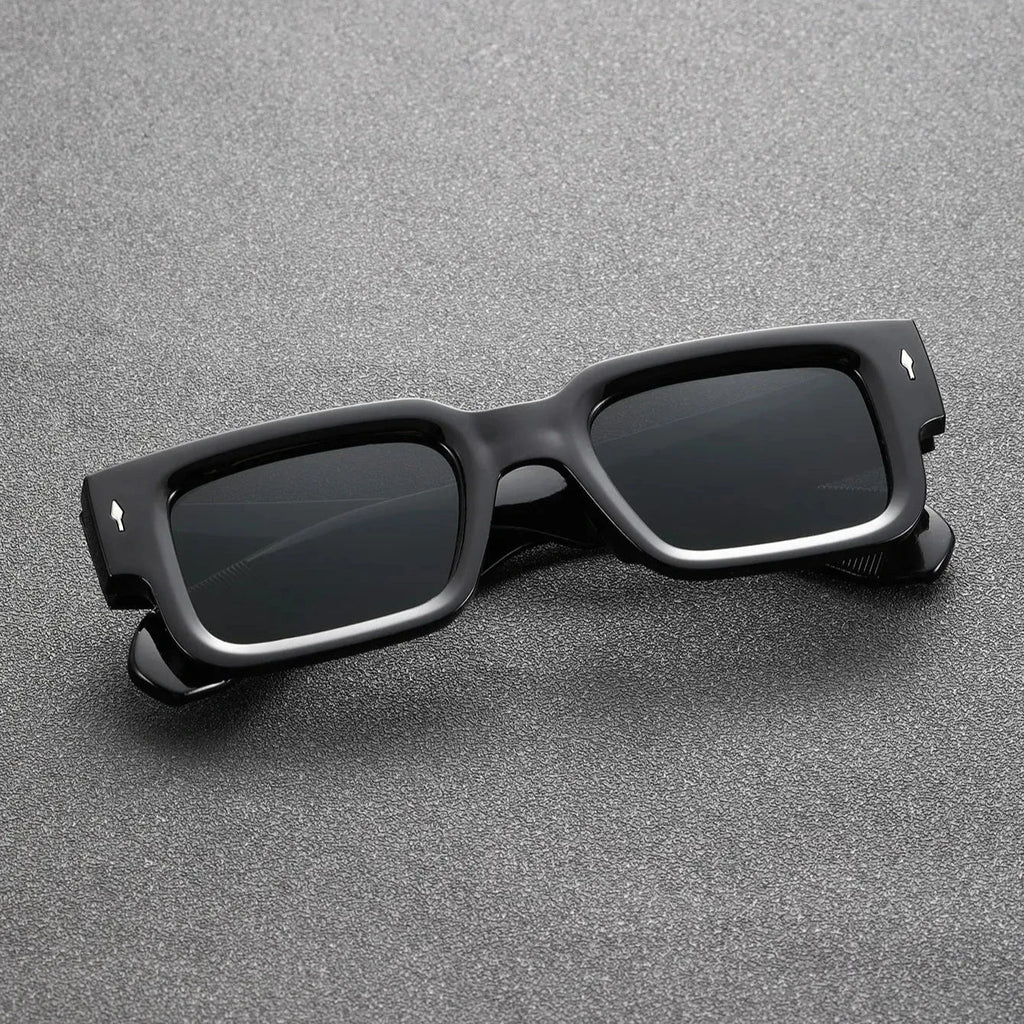 Unisex Rectangular Sunglasses – UV Protective Polycarbonate Frames