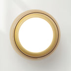 Retro Glass Flush Mount Ceiling Light with Integrated LED