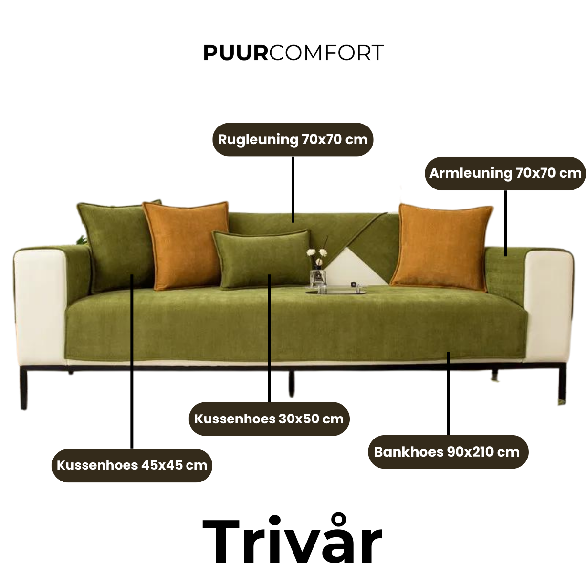 Pet-Proof Sofa Cover with Non-Slip Backing - Stretch Couch Protector