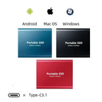 Portable External SSD 2TB - USB-C High-Speed Storage Drive