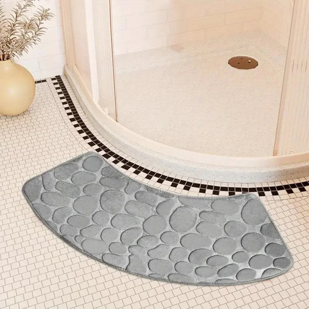 Verina – Curved Thickened Non-Slip Bath Mat for Shower and Toilet Floors