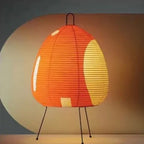 Yunari Haze | Colored Japandi Rice Paper Lamp in Wabi-Sabi Style