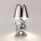 Table Lamp – Human Figure Sculpture, Touch Dimmer LED