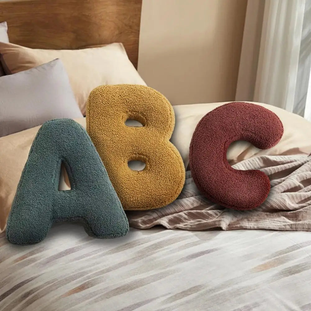 Alphabet Decorative Pillow – Personal, Soft & Unique