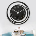 Wall Clock – Black Acrylic – Modern Scandinavian Design