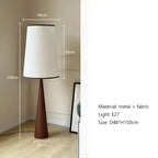 Minimalist Wooden LED Floor Lamp in Scandinavian Style