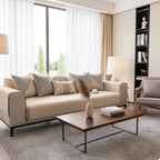 NATURWEFT – Non-Slip Cotton and Linen Sofa Cover for All Seasons
