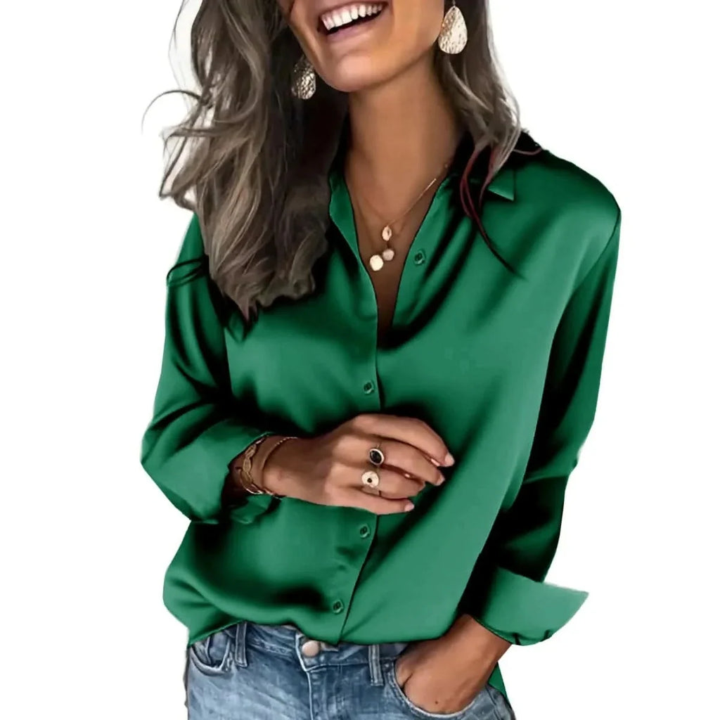 Women's Relaxed Button-Down Shirt