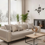 NATURWEFT – Non-Slip Cotton and Linen Sofa Cover for All Seasons