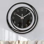 Wall Clock – Black Acrylic – Modern Scandinavian Design