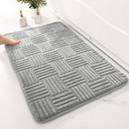 Arcadia – Thick Striped Non-Slip Bath Mat with Soft and Absorbent Design