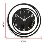 Wall Clock – Black Acrylic – Modern Scandinavian Design