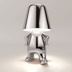Table Lamp – Human Figure Sculpture, Touch Dimmer LED