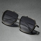 Unisex Aviator Sunglasses – Polished Metal Frame, UV Protection