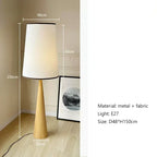 Minimalist Wooden LED Floor Lamp in Scandinavian Style
