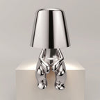 Table Lamp – Human Figure Sculpture, Touch Dimmer LED