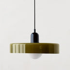 Colorful Bauhaus Pendant Light with Timeless Glass Design