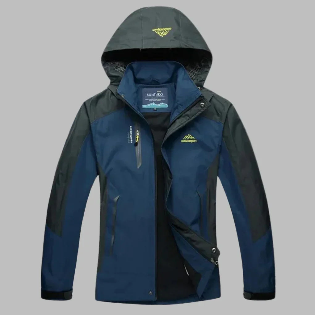 Women's Waterproof Hooded Rain Jacket - Windproof Outdoor Coat