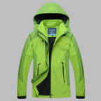 Women's Waterproof Hooded Rain Jacket - Windproof Outdoor Coat