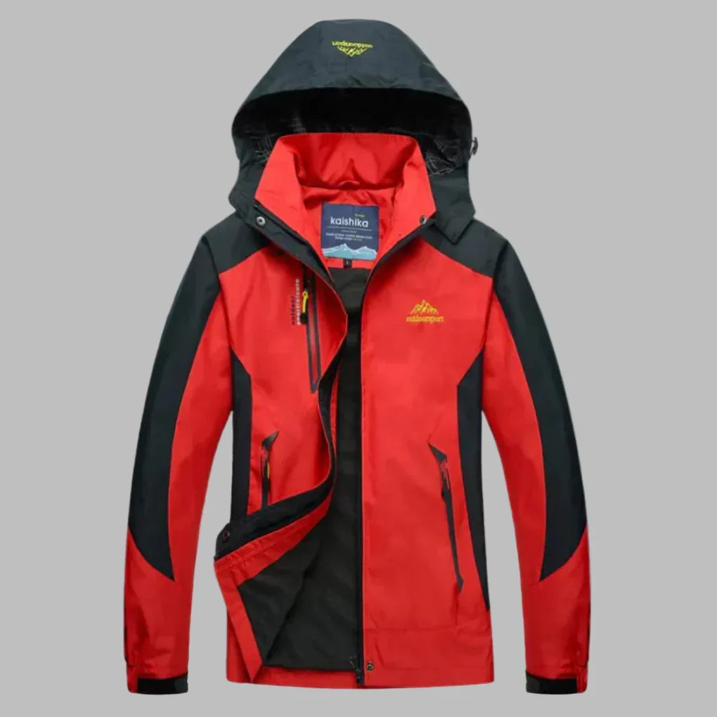 Women's Waterproof Hooded Rain Jacket - Windproof Outdoor Coat