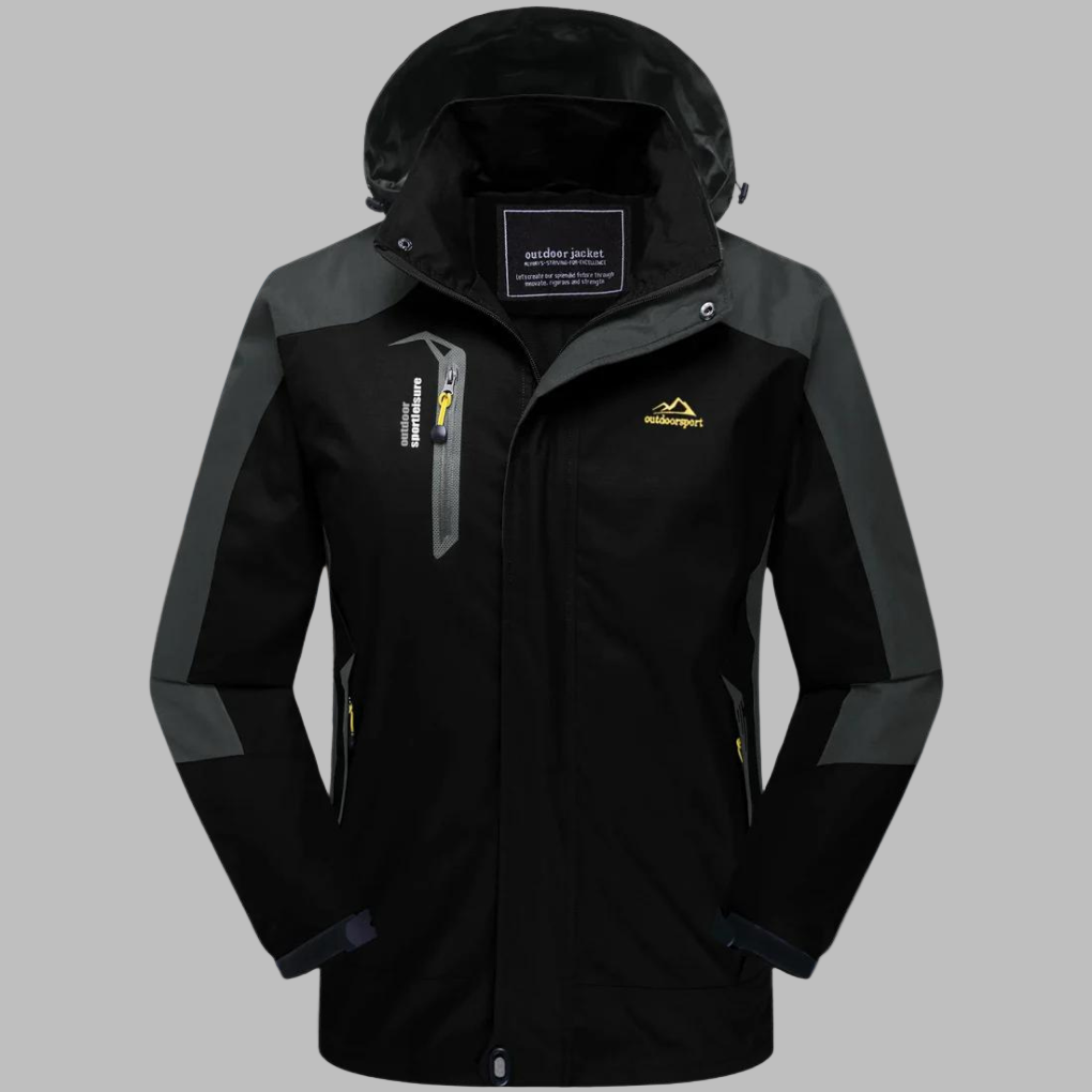 Women's Waterproof Hooded Rain Jacket - Windproof Outdoor Coat