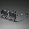 Unisex Aviator Sunglasses – Polished Metal Frame, UV Protection