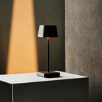 Sarphati Mini Mocha Brown Cordless Lamp | Wireless Charging via Charging Station, Dimmable & 3 Light Modes